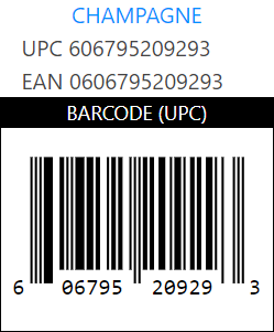 sirius series barcode